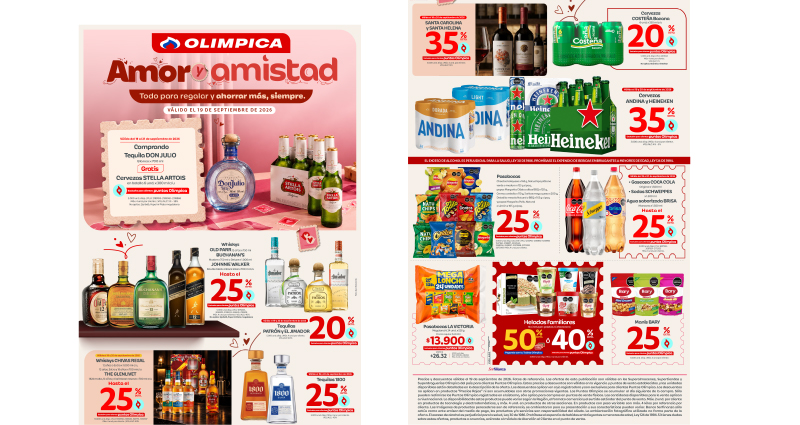 Especial de licores y pasabocas